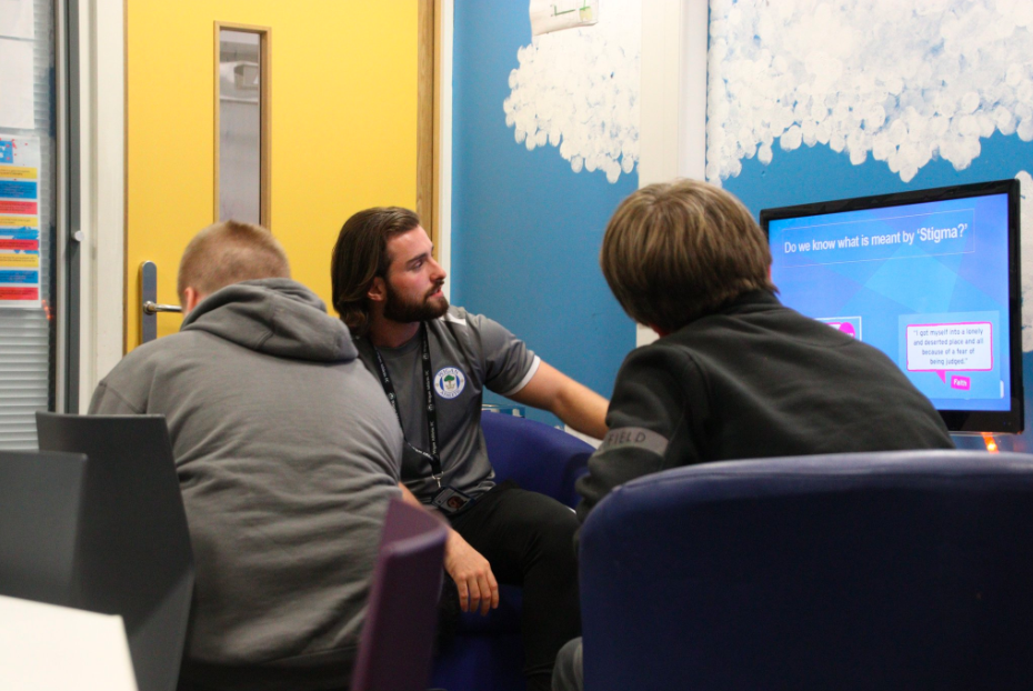 mentoring young people at wigan athletic football club