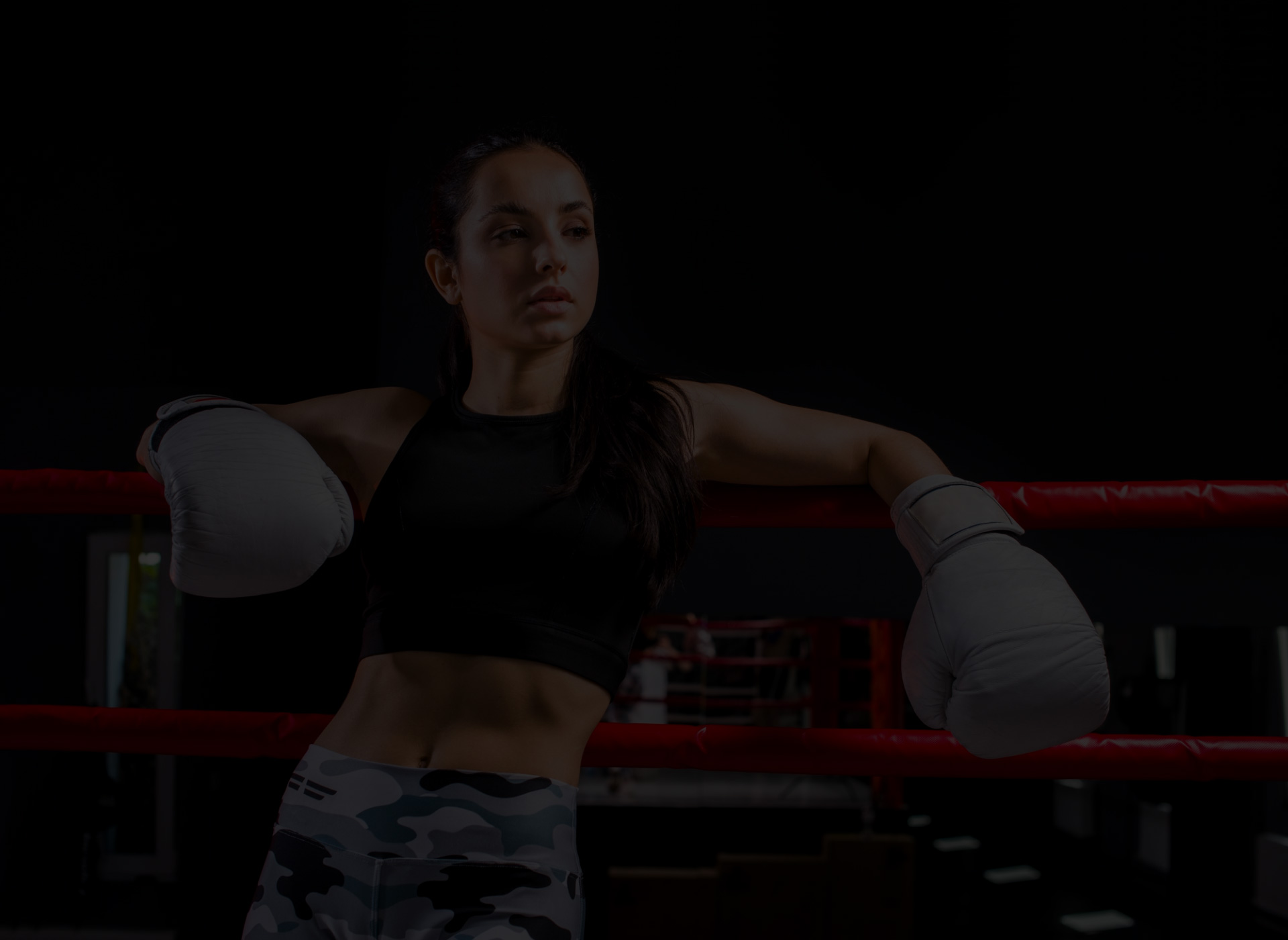 girl in boxing gear